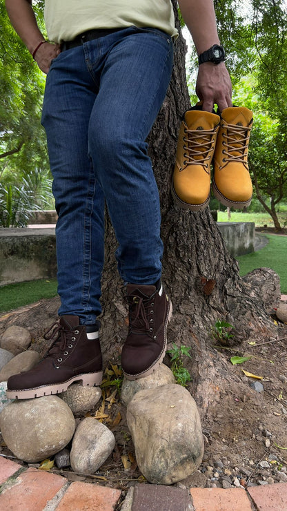 BOTA TIMBERLAND CLASICA CUERO + CAJA