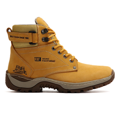 BOTA CATERPILLAR WORK 100% CUERO