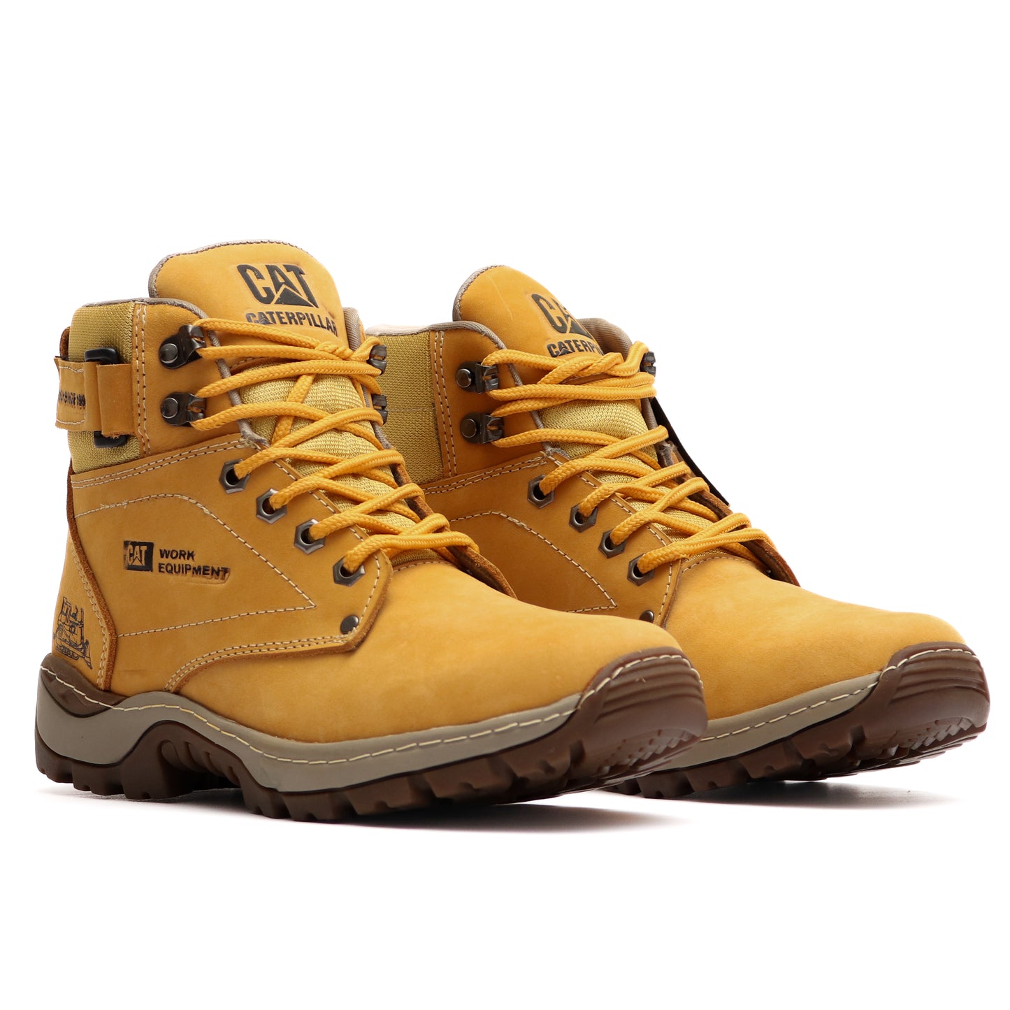 BOTA CATERPILLAR WORK 100% CUERO