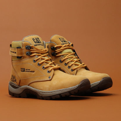 BOTA CATERPILLAR WORK 100% CUERO