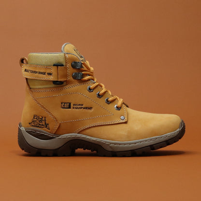 BOTA CATERPILLAR WORK 100% CUERO