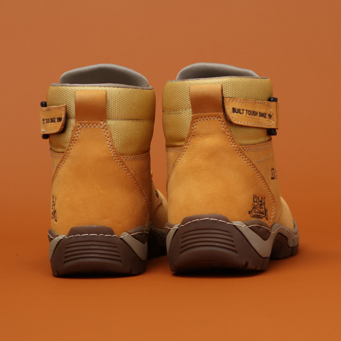 BOTA CATERPILLAR WORK 100% CUERO