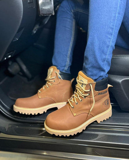 BOTA BRAHMA CLASICA CUERO + CAJA | BOTA CON CUERO GENUINO DE ALTA CALIDAD ⚜️
